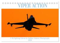 VIPER ACTION - F-16 FIGHTING FALCON (Tischkalender 2026 DIN A5 quer), CALVENDO Monatskalender