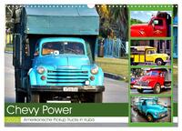 CHEVY POWER - Amerikanische Pickup Trucks in Kuba (Wandkalender 2026 DIN A3 quer), CALVENDO Monatskalender