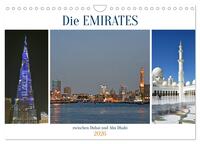 Die EMIRATES zwischen Dubai und Abu Dhabi (Wandkalender 2026 DIN A4 quer), CALVENDO Monatskalender