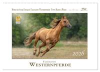 Faszination Westernpferde (Wandkalender 2026 DIN A2 quer), CALVENDO Monatskalender