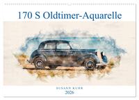 170 S Oldtimer-Aquarelle (Wandkalender 2026 DIN A2 quer), CALVENDO Monatskalender