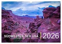 Wunderbare Wanderungen im Südwesten der USA (Wandkalender 2026 DIN A3 quer), CALVENDO Monatskalender