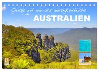 Erlebe mit mir das unvergleichliche Australien (Tischkalender 2026 DIN A5 quer), CALVENDO Monatskalender