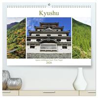 Kyushu - Japans vielfältigste Insel (hochwertiger Premium Wandkalender 2026 DIN A2 quer), Kunstdruck in Hochglanz
