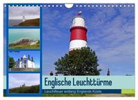 Englische Leuchttürme - Leuchtfeuer entlang Englands Küste (Wandkalender 2026 DIN A4 quer), CALVENDO Monatskalender