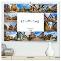 Quedlinburg Impressionen (hochwertiger Premium Wandkalender 2026 DIN A2 quer), Kunstdruck in Hochglanz