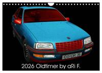 2026 Oldtimer by aRi F. (Wandkalender 2026 DIN A4 quer), CALVENDO Monatskalender