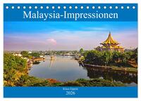 Malaysia-Impressionen (Tischkalender 2026 DIN A5 quer), CALVENDO Monatskalender