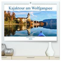 Kajaktour am Wolfgangsee (hochwertiger Premium Wandkalender 2026 DIN A2 quer), Kunstdruck in Hochglanz