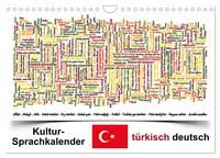 Kultur-Sprachkalender Türkisch-Deutsch (Wandkalender 2026 DIN A4 quer), CALVENDO Monatskalender