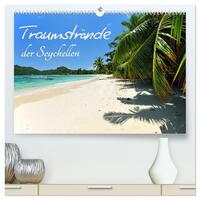 Traumstrände der Seychellen (hochwertiger Premium Wandkalender 2026 DIN A2 quer), Kunstdruck in Hochglanz