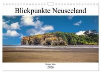 Blickpunkte Neuseeland (Wandkalender 2026 DIN A4 quer), CALVENDO Monatskalender