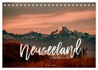 Neuseeland - Landschaftsträume (Tischkalender 2026 DIN A5 quer), CALVENDO Monatskalender