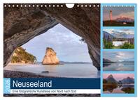 Neuseeland - Eine fotografische Rundreise von Nord nach Süd (Wandkalender 2026 DIN A4 quer), CALVENDO Monatskalender
