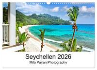 Seychellen Paradies 2026 (Wandkalender 2026 DIN A3 quer), CALVENDO Monatskalender