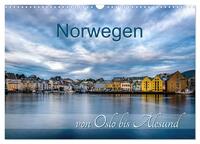 Norwegen von Oslo bis Ålesund (Wandkalender 2026 DIN A3 quer), CALVENDO Monatskalender