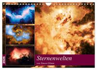 Sternenwelten (Wandkalender 2026 DIN A4 quer), CALVENDO Monatskalender