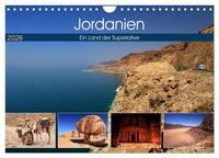 Jordanien - Ein Land der Superlative (Wandkalender 2026 DIN A4 quer), CALVENDO Monatskalender
