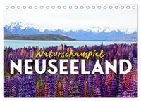 Naturschauspiel Neuseeland (Tischkalender 2026 DIN A5 quer), CALVENDO Monatskalender
