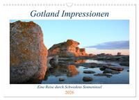 Gotland Impressionen (Wandkalender 2026 DIN A3 quer), CALVENDO Monatskalender