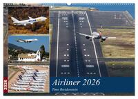 Airliner 2026 (Wandkalender 2026 DIN A2 quer), CALVENDO Monatskalender