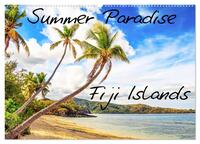 Summer Paradise Fiji (Wandkalender 2026 DIN A2 quer), CALVENDO Monatskalender