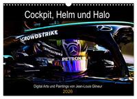 Cockpit, Helm und Halo (Wandkalender 2026 DIN A3 quer), CALVENDO Monatskalender