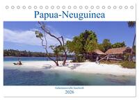 Papua-Neuguinea Geheimnisvolle Inselwelt (Tischkalender 2026 DIN A5 quer), CALVENDO Monatskalender