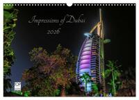 Impressions of Dubai 2026 (Wandkalender 2026 DIN A3 quer), CALVENDO Monatskalender
