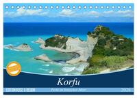 Korfu, Perle im Ionischen Meer (Tischkalender 2026 DIN A5 quer), CALVENDO Monatskalender