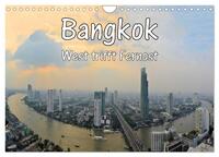 Bangkok: West trifft Fernost (Wandkalender 2026 DIN A4 quer), CALVENDO Monatskalender