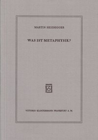 Was ist Metaphysik?