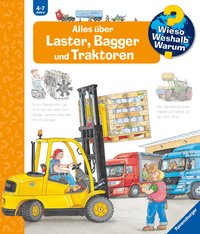 Wieso? Weshalb? Warum?, Band 38: Alles über Laster, Bagger und Traktoren