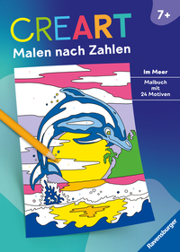 CreArt Malen nach Zahlen ab 7: Im Meer