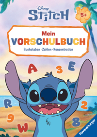 Disney Stitch – Mein Vorschulbuch: Buchstaben, Zahlen, Konzentration