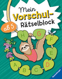 Ravensburger Mein Vorschul-Rätselblock - Rätselblock ab 5 Jahre, Vorschule, Einschulung