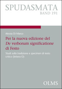 Per la nuova edizione del De verborum significatione di Festo