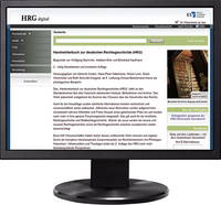 Handwörterbuch zur deutschen Rechtsgeschichte (HRG) - Jahresabonnement bei Kombibezug Print und Datenbank