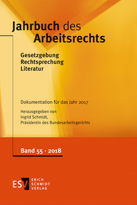 Jahrbuch des Arbeitsrechts. Gesetzgebung - Rechtsprechung - Literatur.... / Jahrbuch des Arbeitsrechts