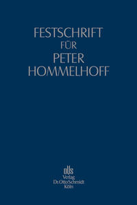 Festschrift für Peter Hommelhoff