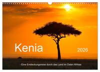 Kenia - Eine Entdeckungsreise durch das Land im Osten Afrikas (Wandkalender 2026 DIN A3 quer), CALVENDO Monatskalender
