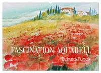 Faszination Aquarell - Eckard Funck (Wandkalender 2026 DIN A2 quer), CALVENDO Monatskalender