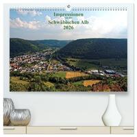 Impressionen von der Schwäbischen Alb (hochwertiger Premium Wandkalender 2026 DIN A2 quer), Kunstdruck in Hochglanz
