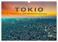 Tokio - Hightech und Menschenmassen (Wandkalender 2026 DIN A3 quer), CALVENDO Monatskalender