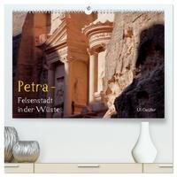 Petra - Felsenstadt in der Wüste (hochwertiger Premium Wandkalender 2026 DIN A2 quer), Kunstdruck in Hochglanz