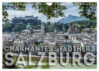 Charmantes Stadtherz SALZBURG (Wandkalender 2026 DIN A4 quer), CALVENDO Monatskalender