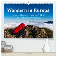 Wandern in Europa (hochwertiger Premium Wandkalender 2026 DIN A2 quer), Kunstdruck in Hochglanz
