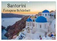 Santorini - Fotogene Schönheit (Wandkalender 2026 DIN A2 quer), CALVENDO Monatskalender