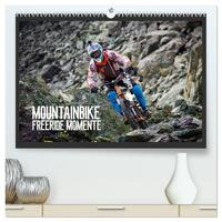 Mountainbike Freeride Momente (hochwertiger Premium Wandkalender 2026 DIN A2 quer), Kunstdruck in Hochglanz