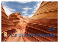USA Landschaftskalender (Wandkalender 2026 DIN A2 quer), CALVENDO Monatskalender